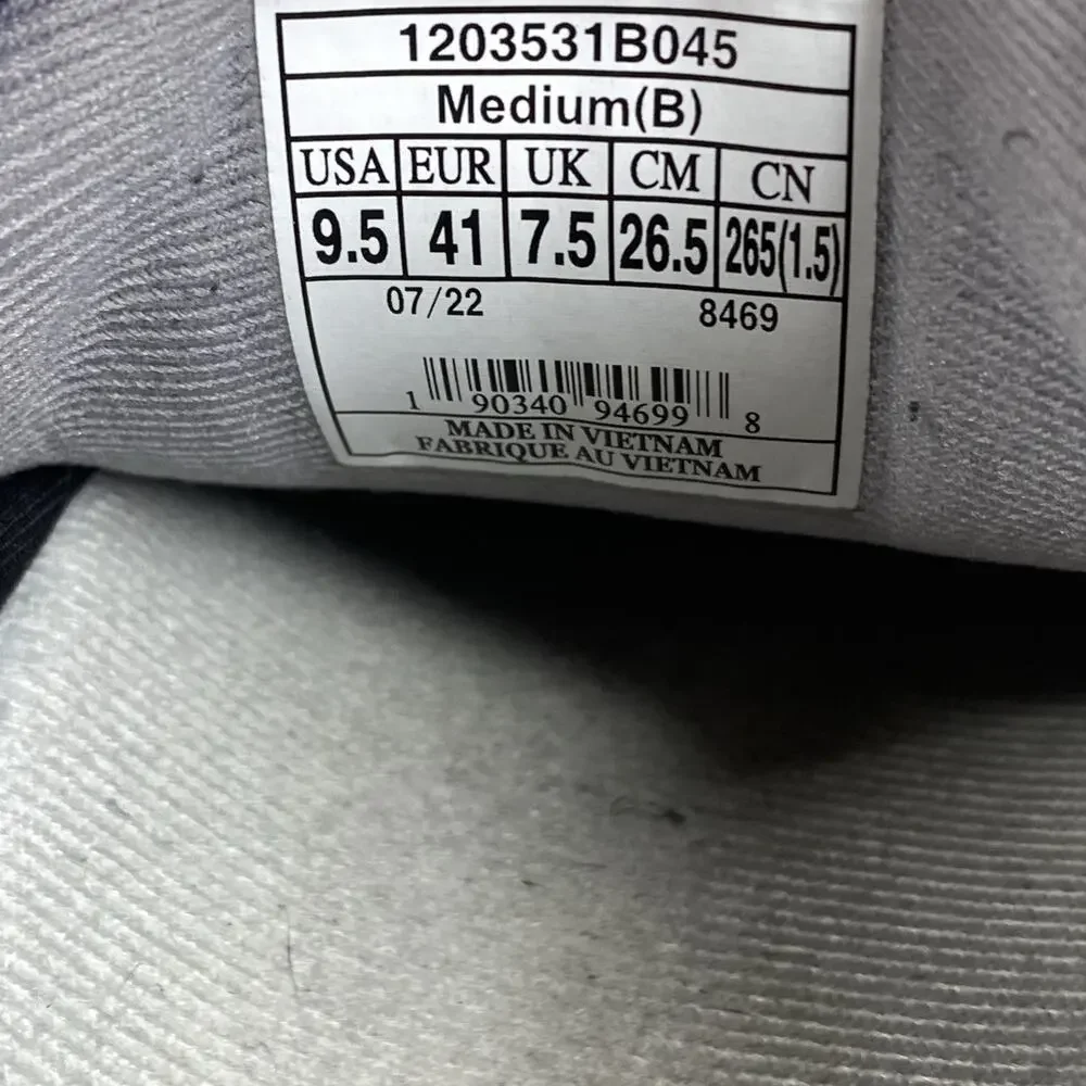Brooks Adrenaline GTS 22 Gray Womens Gray And Blue Size 9.5 B Running Shoes